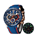 OLEVS Relógio Masculino Original Quartzo a Prova D'água Emborrachado 9936 46mm