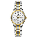 OLEVS Relógio Feminino Original Clássico Quartzo a Prova D'água Aço Inoxidável 5567 29mm