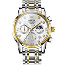 OLEVS Relógio Masculino Original Quartzo a Prova D'água Aço Inoxidável 2889 42mm