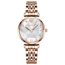 OLEVS Relógio Feminino Original Diamante Quartzo a Prova D'água Aço Inoxidável 5536 32mm