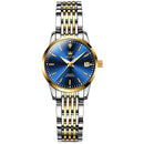 OLEVS Relógio Feminino Original Automático a Prova D'água Aço Inoxidável 6635 27mm