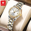 OLEVS Relógio Feminino Original Automático a Prova D'água Aço Inoxidável 7003F 29mm