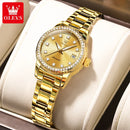 OLEVS Relógio Feminino Original Automático a Prova D'água Aço Inoxidável 7003F 29mm